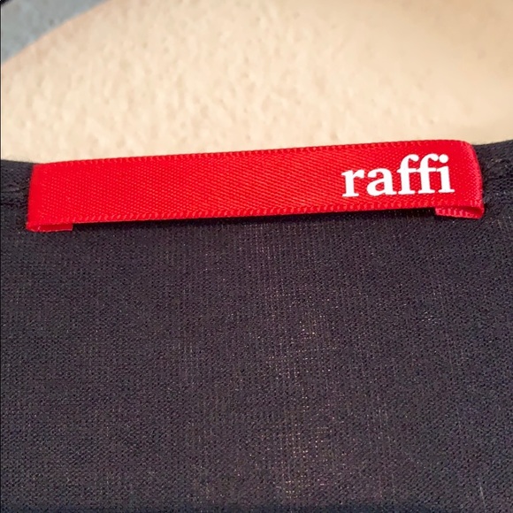 Raffi Silky Top, Women's White and Black Pattern M - Picture 4 of 7